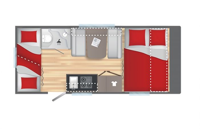 Obytný karavan Sterckeman Sport 490 PE - KLIMA 1