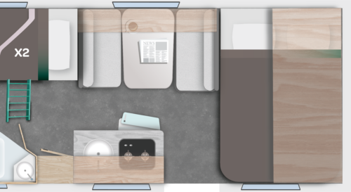 Obytný karavan Sterckeman Easy 496 PE - KLIMA 1